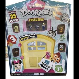 Disney Doorables Mega Peek Pack Series 9 New Sealed 25 Fig